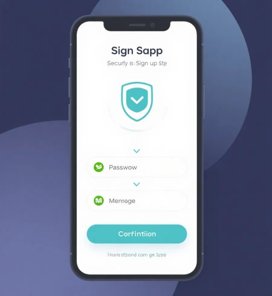 开户注册步骤界面